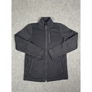 Smartwool Hudson Trail Fleece Hoodie Full Zip Jacket Mens Medium Navy